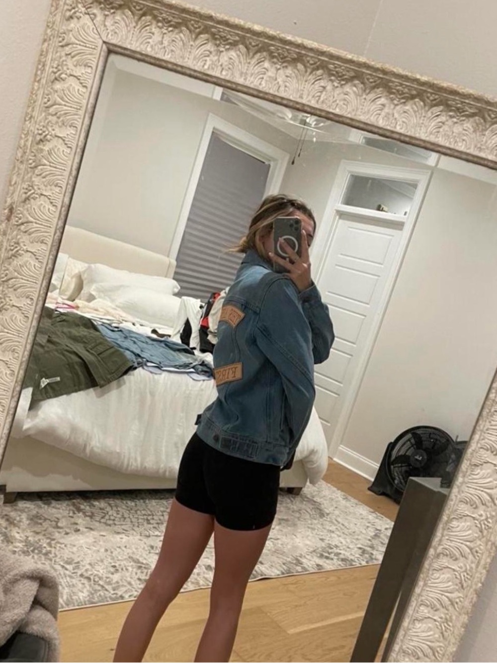 This Ain't My First Rodeo Patch Denim Jacket - Picture 2 of 3